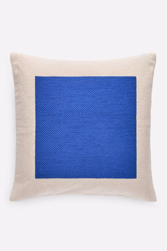 Подушка из хлопка и шерсти 50 x 50 см