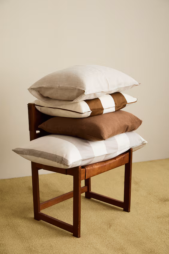 Наволочка из хлопка сатин в полоску