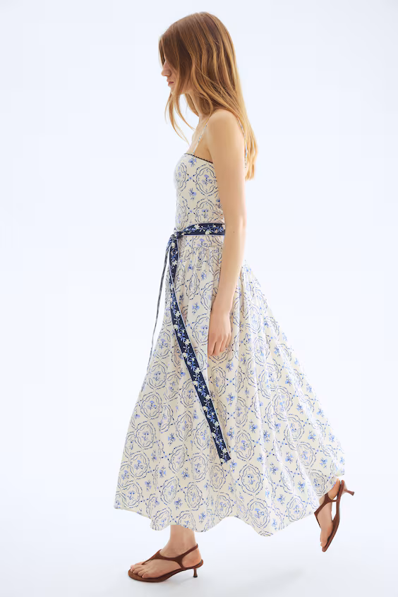 Платье-сарафан с завязками