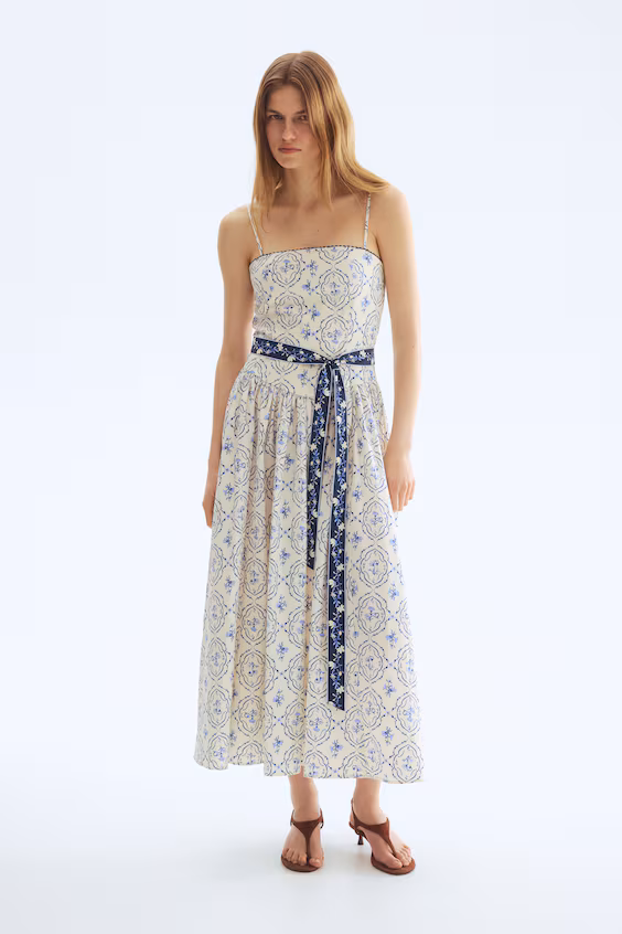 Платье-сарафан с завязками