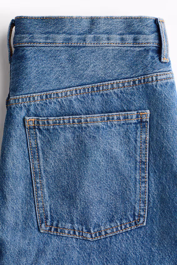 Джинсовая мини-юбка