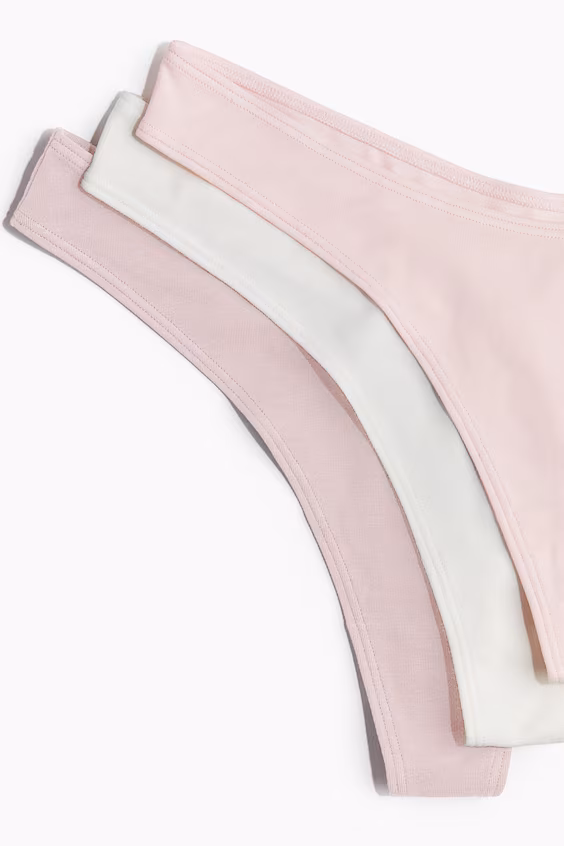 Упаковка из 10 трусиков-стринг из хлопка h&m