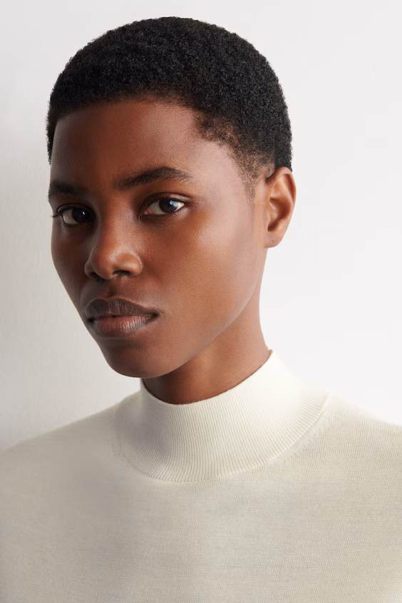 Свитер из мериносовой шерсти с деталями платка