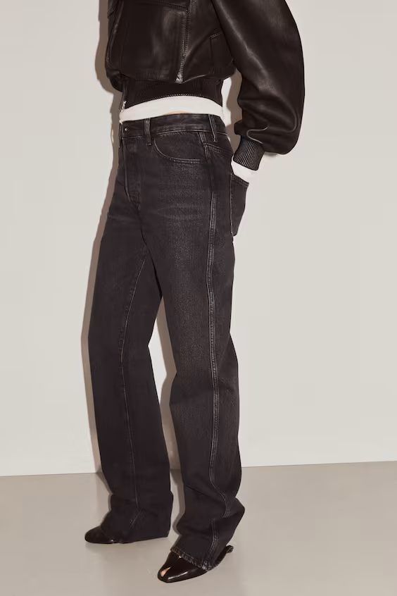 Джинсы прямого кроя