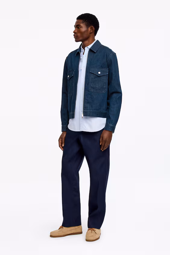 Рубашка-куртка из джинсы