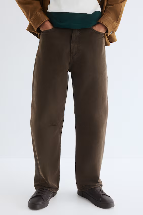 Брюки хлопковые комфортного кроя