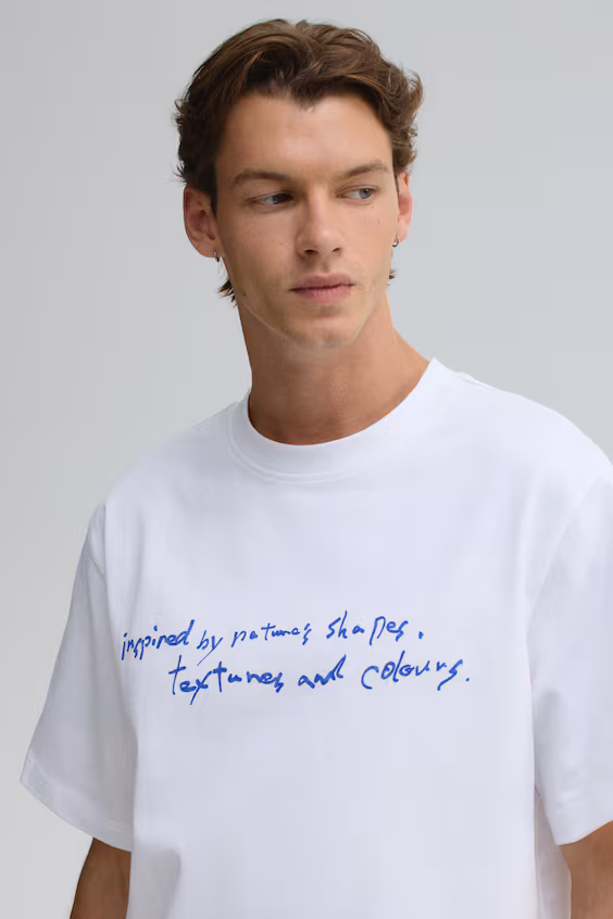 Футболка с принтом regular fit