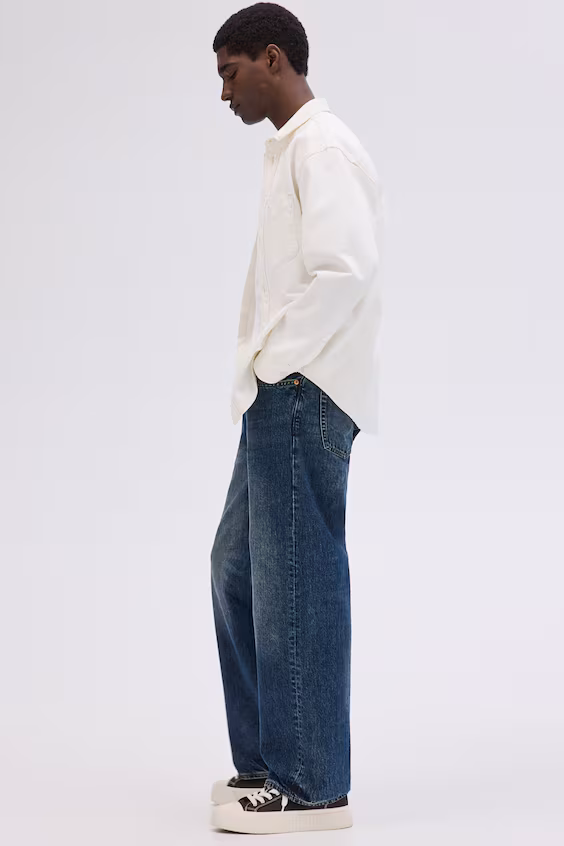 Джинсы свободного кроя