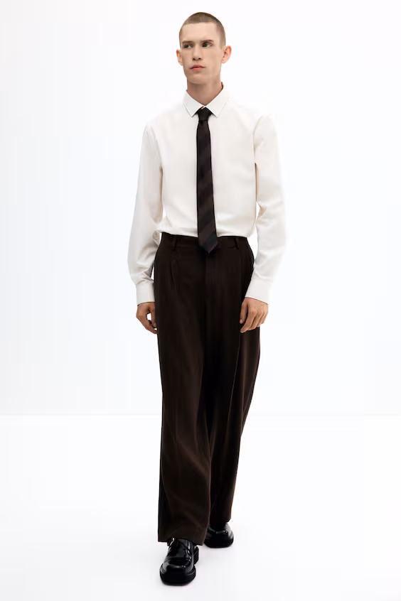 Классические брюки свободного кроя