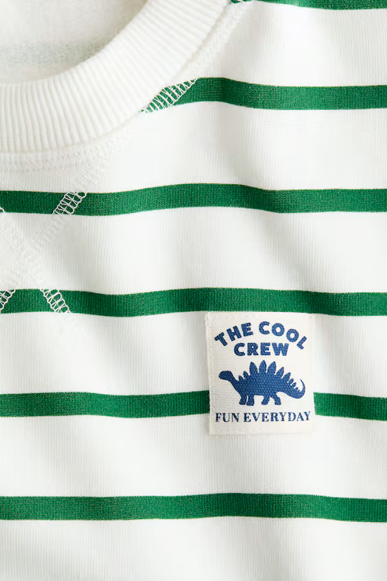 Свитер с принтом полосы