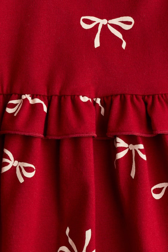 Платье из хлопка с принтом