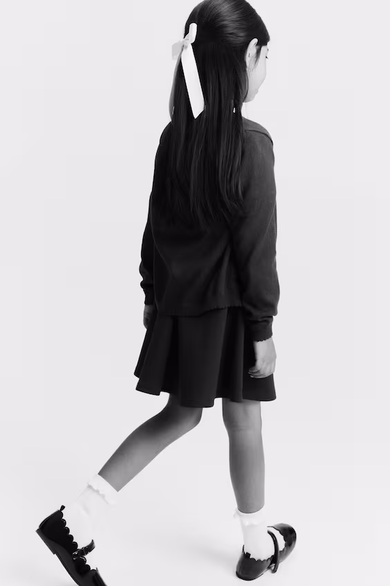 Юбка для школы из джерси