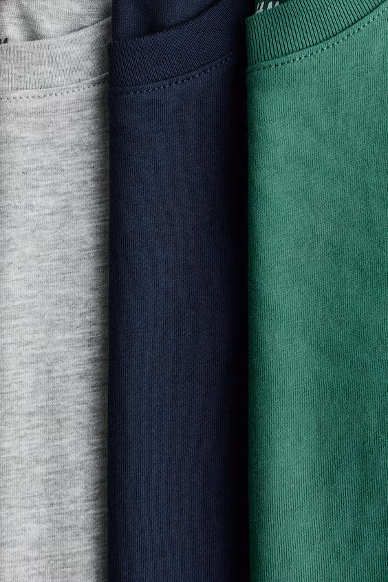 Набор из 3 футболок из хлопка