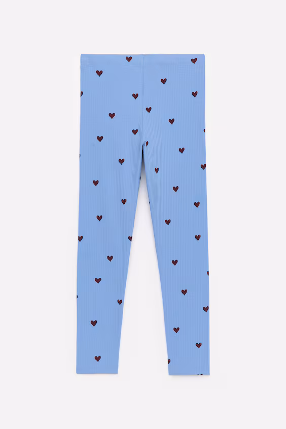 Ребристые леггинсы