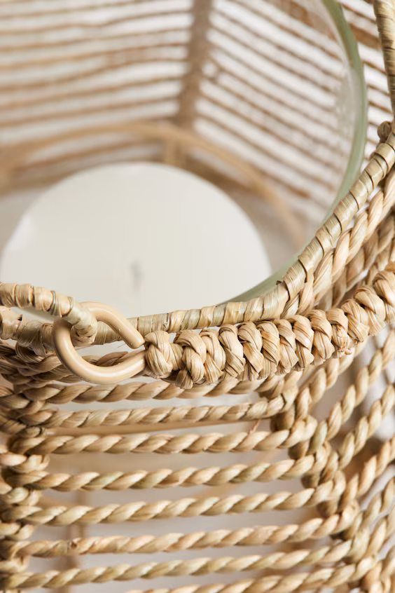 Фонарь для свечи из морских водорослей