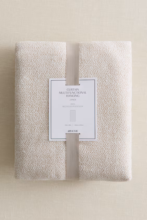 Набор из 2 занавесок в букле