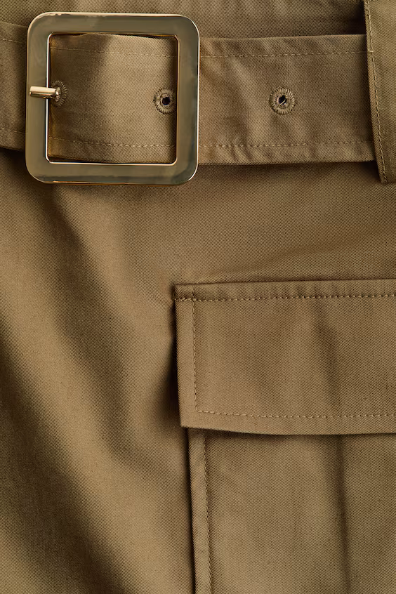 Функциональная юбка с поясом