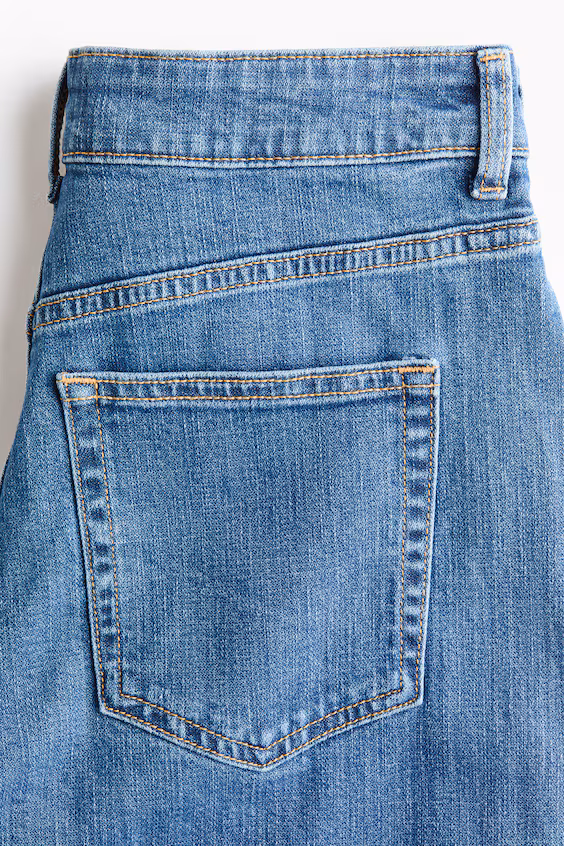 Джинсы с широкой посадкой