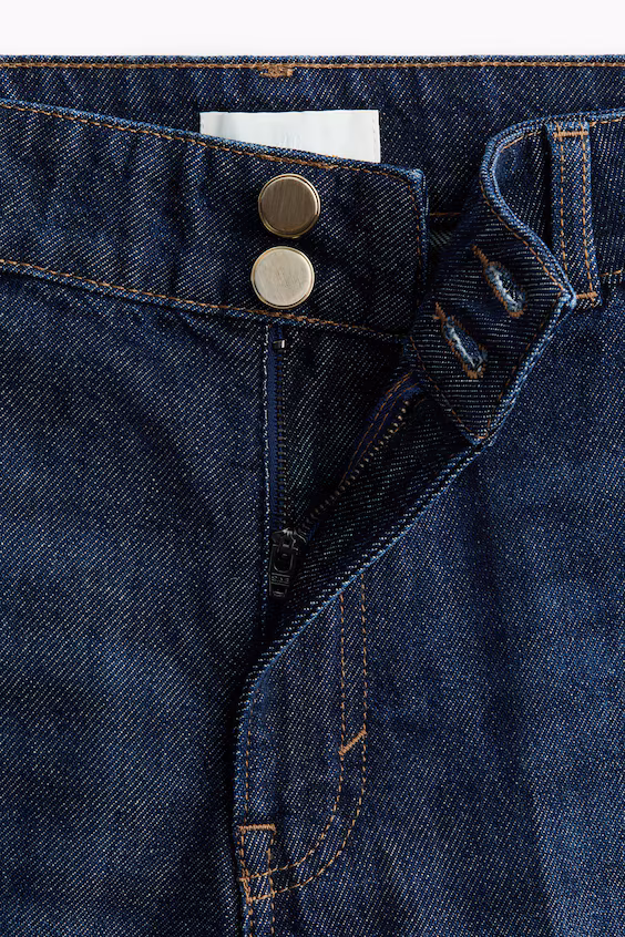 Джинсы с широкой посадкой