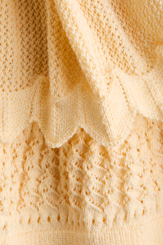 Платье с оборками