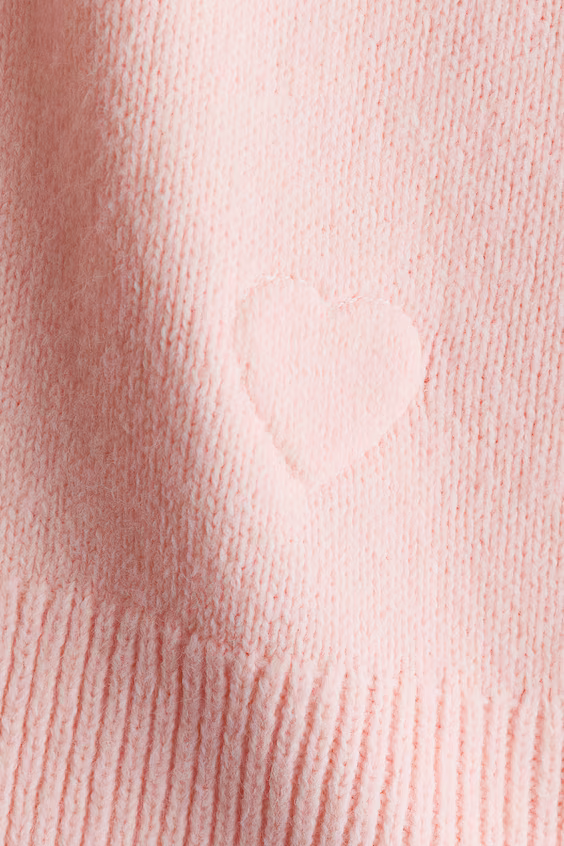 Пальто из тонкой вязаной ткани h&m