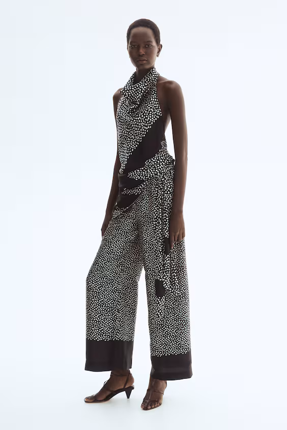 Топ с запахом на шее