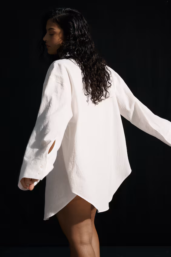 Оверсайз рубашка для пляжа