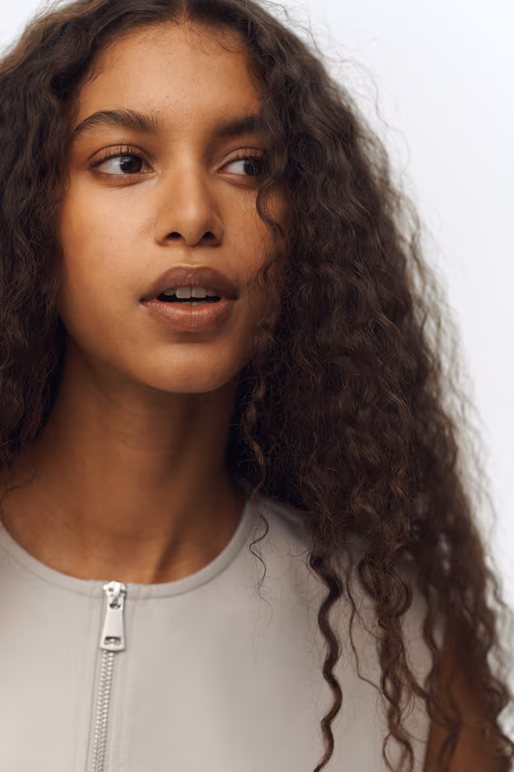 Топ-танк без рукавов из джерси с кулиской