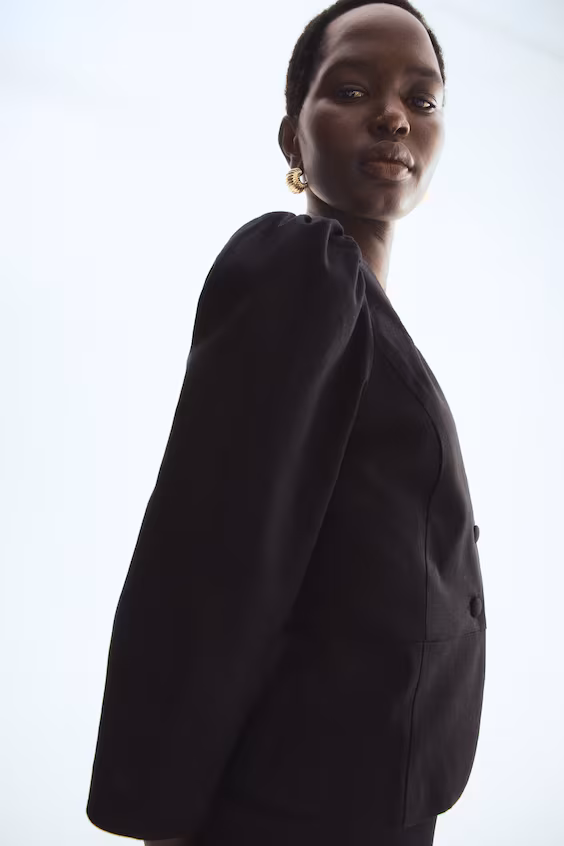 Пиджак с квадратным вырезом