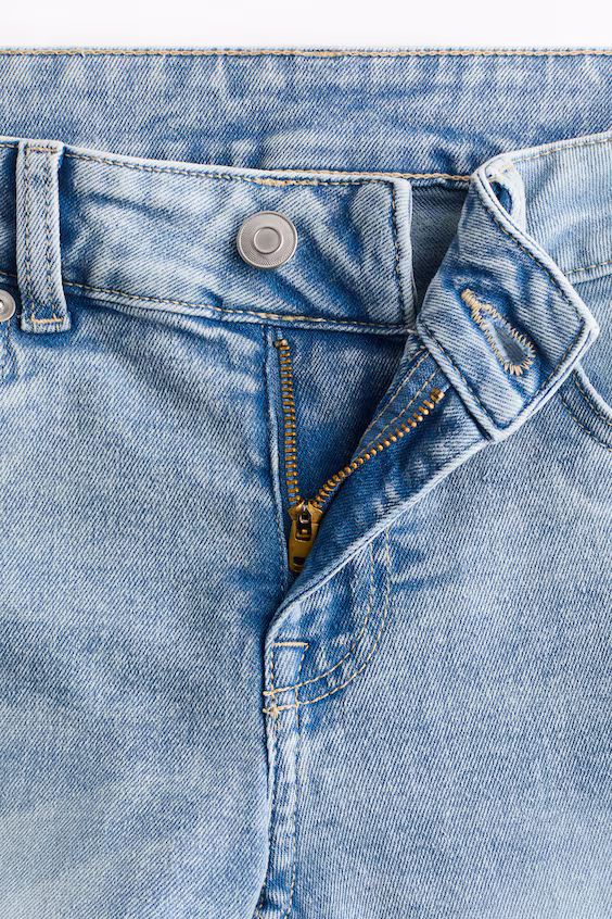 Джинсы с запахом