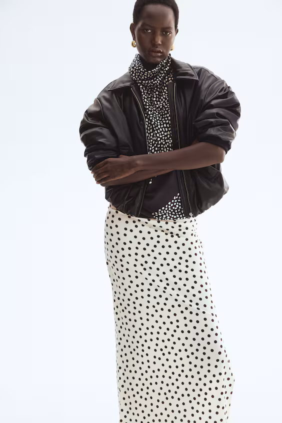 Драпированная юбка миди