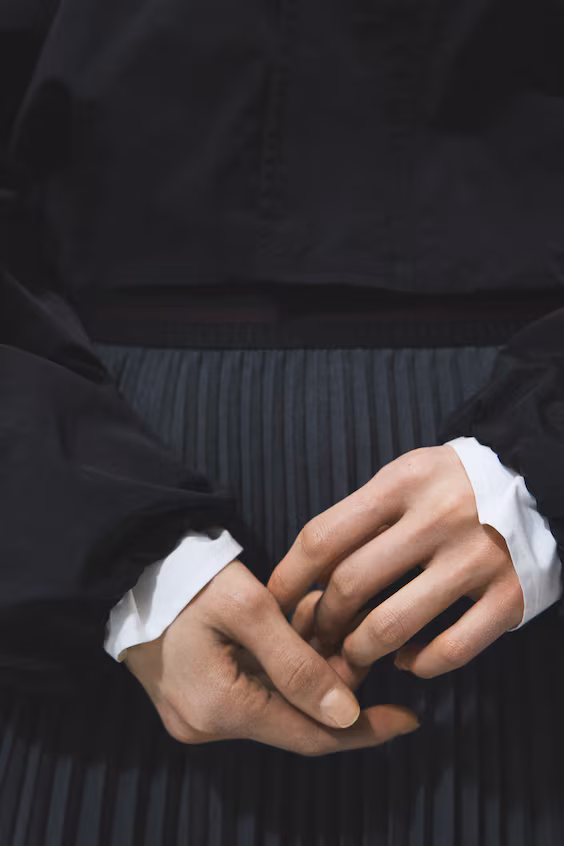 Мини-юбка в складку