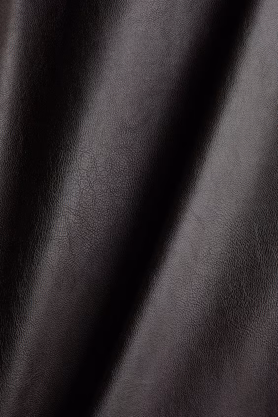 Юбка из ткани с покрытием