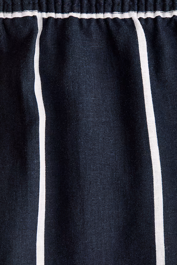 Шорты из льняной смеси