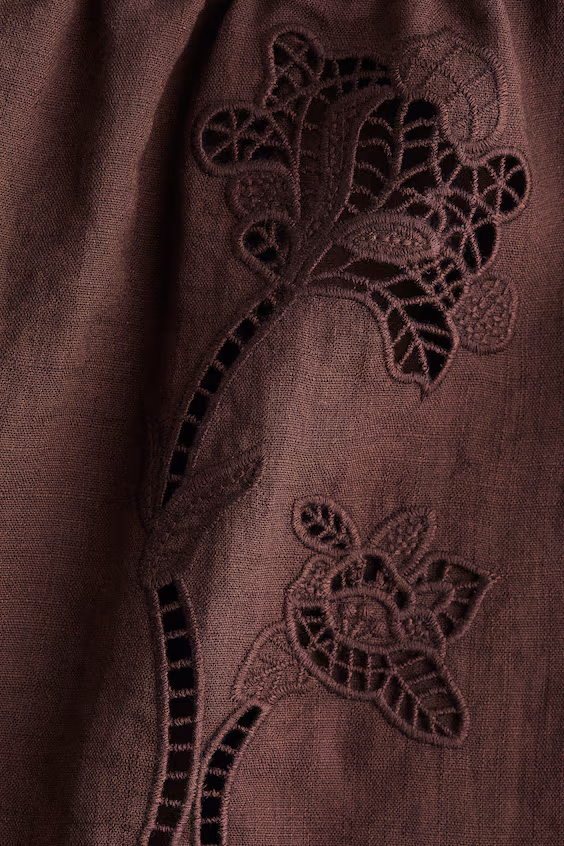 Шорты с английской вышивкой