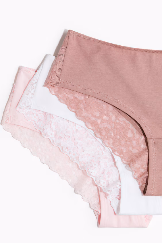 Пачка из 5 трусиков hipster