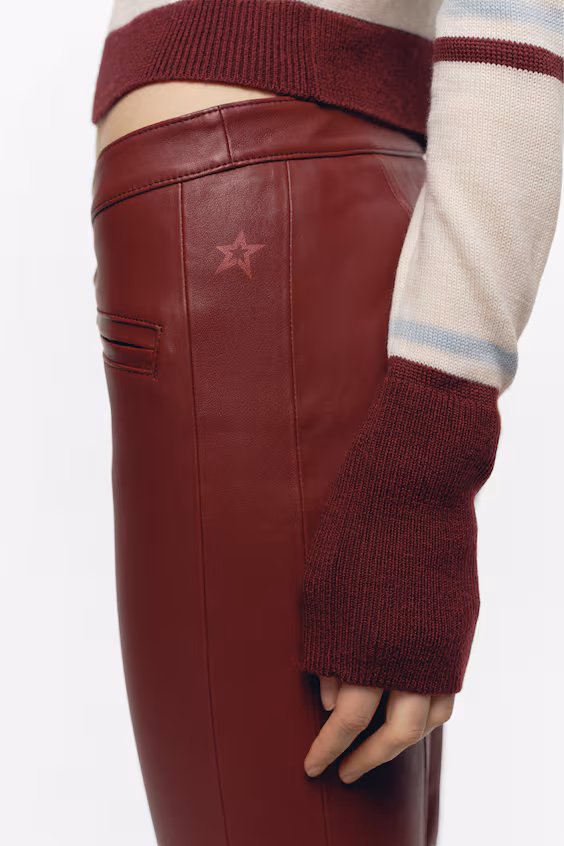 Кожаные брюки