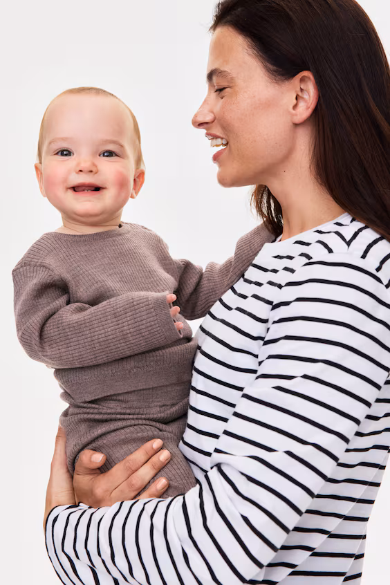 Mama свитер для кормления из хлопка