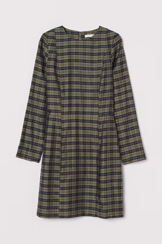 Платье из смесовой ленкоструктуры