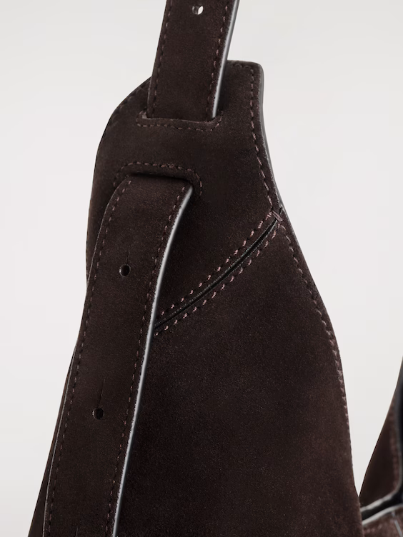 Сумка через плечо knoll из замши