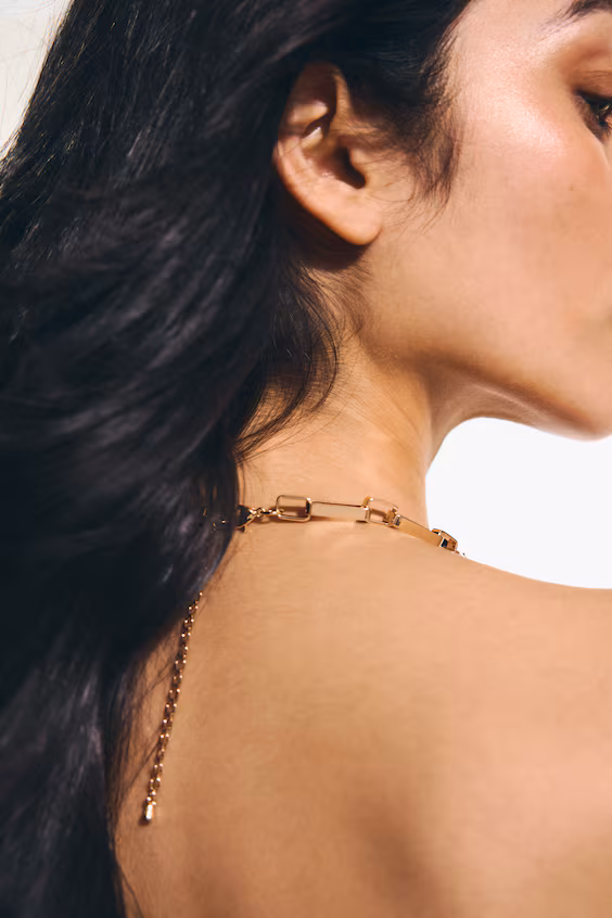 Колье сочетающее два оттенка