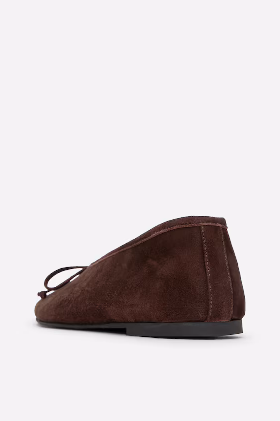 Туфли из замши