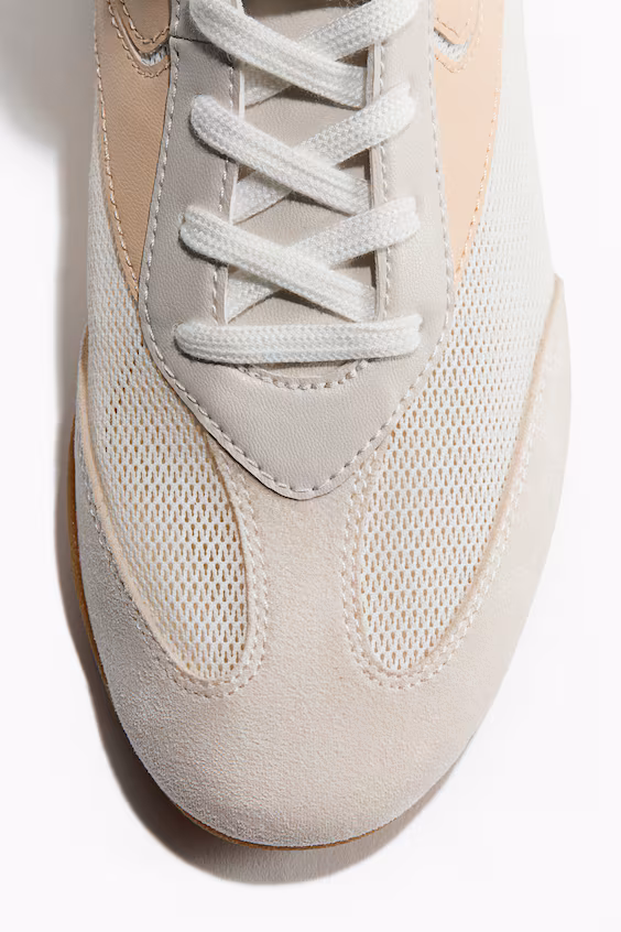 Ботинки-кроссовки из сетчатого материала