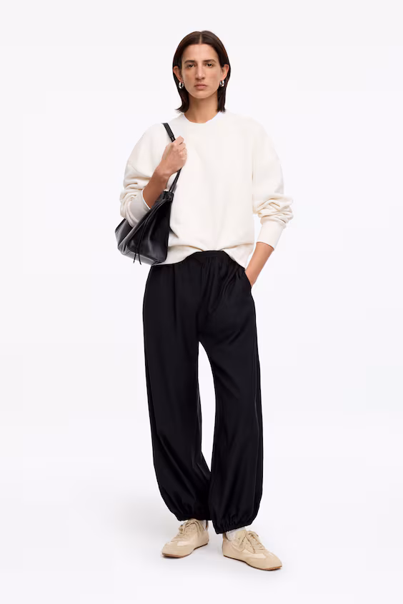 Кроссовки из замши и нейлона