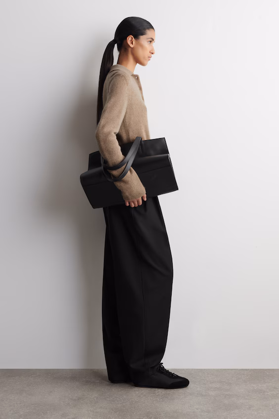 Балетки из замши и нейлона