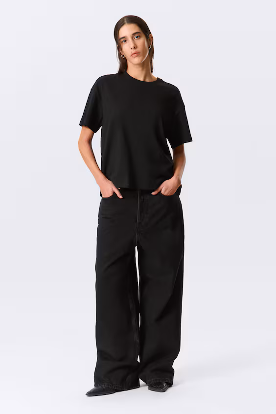 Рубашка из рубчика из хлопка в свободной форме