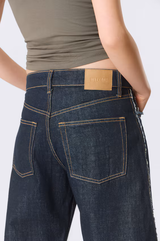 Джинсы abell средней посадки, стандартного кроя и бочонковидной ноги