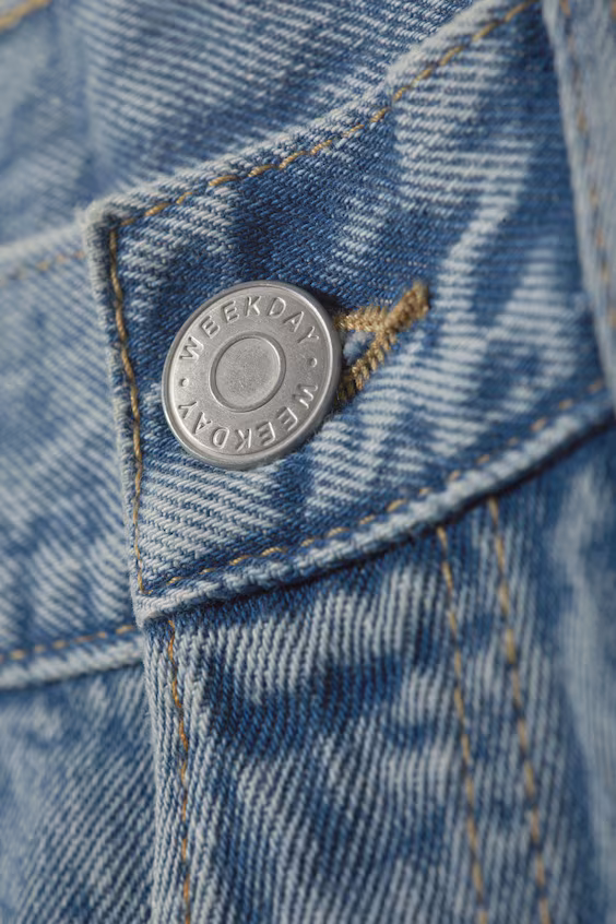 Джинсы унисекс astro mid rise loose baggy leg