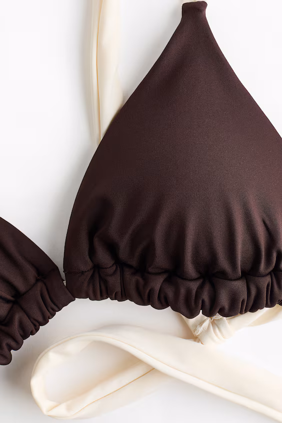 Топ бикини треугольный с подушечками