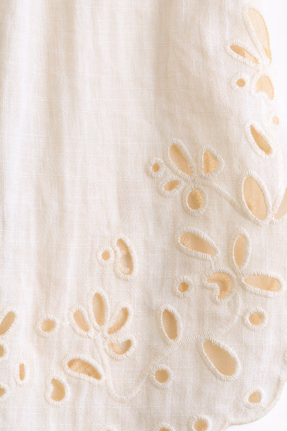 Шорты с английской вышивкой